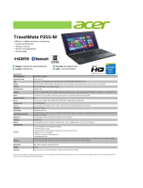 Acer NX.V8WED.004 Datasheet