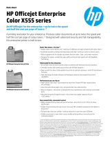 HP Enterprise Color X555dn Datasheet