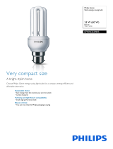 Philips Stick energy saving bulb 8710163229607 Datasheet