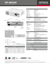Hitachi CP-DH300 Datasheet