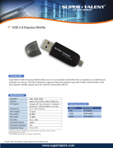 Super Talent Technology USB 3.0 Express Motile Datasheet