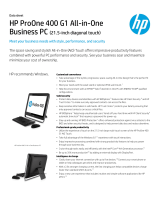 HP ProOne 400 G1 Datasheet