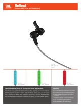 JBL JBLREFLECTIRED Datasheet