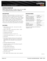 Kingston Technology KVR16LR11D4K3/48 Datasheet