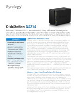 Synology DS214 User manual