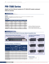 Moxa PM-7500-1MST Datasheet