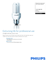 Philips Stick energy saving bulb 8710163158310 Datasheet
