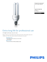 Philips Stick energy saving bulb 8710163229980 Datasheet