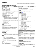 Toshiba P75-A7100 Datasheet