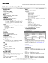 Toshiba C55T-A5123 Datasheet