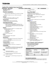 Toshiba P55t-A5116 Datasheet