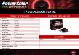 PowerColor AXR7 250 2GBK3-HV2E/OC Datasheet