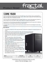 Fractal Design FD-CA-CORE-1500-BL Datasheet