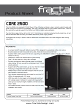 Fractal Design FD-CA-CORE-2500-BL Datasheet