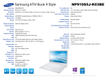 Samsung NP910S5J-K03BE Datasheet