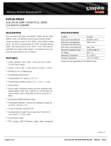 Kingston Technology KVR13LS9S6/2 Datasheet