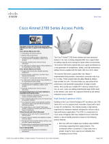 Cisco AIR-CAP2702I-N-K9 Datasheet