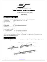 Elite Screens ezFrame Plus Series User manual