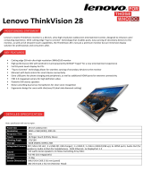 Lenovo ThinkVision 28 Datasheet