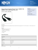 Tripp Lite P007-003 Datasheet