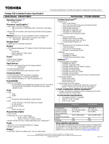 Toshiba Z30-AST3NX3 Datasheet