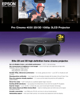 Epson PowerLite Pro Cinema 4030 Datasheet