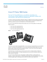 Cisco CP-7821-K9 Datasheet