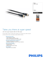 Philips USB 3.0 cable SWU3122N Datasheet