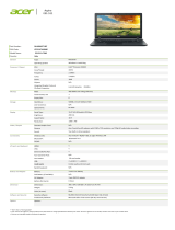 Acer NX.MMLET.007 Datasheet