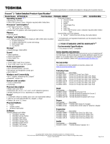 Toshiba PDW0AU-00601F Datasheet