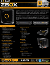 Zotac ZBOX-EN760-P-BE Datasheet