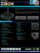 Zotac ZBOX-CI540NANO-BE Datasheet