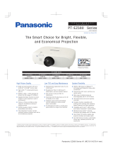 Panasonic PT-EZ580 Datasheet