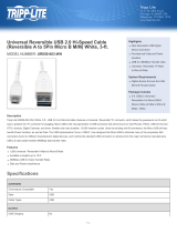 Tripp Lite UR050-003-WH Datasheet