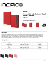 Incipio UNV-101-BLKGRY Datasheet