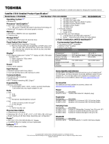Toshiba PSCLUU-01E004 Datasheet