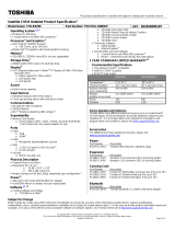 Toshiba C55-B5299 Datasheet