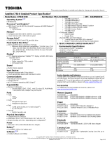 Toshiba C75D-B7230 Datasheet