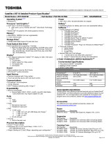 Toshiba L55t-B5257W Datasheet