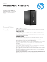 HP ProDesk 490 G2 Datasheet