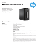 HP 405 G2 MT Datasheet