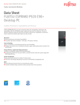 Fujitsu VFY:P0920PXP71BE Datasheet
