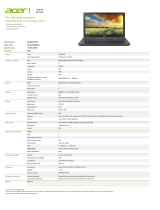 Acer NX.MLFET.001 Datasheet