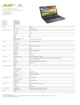 Acer NX.MLXET.002 Datasheet