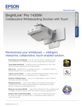Epson BrightLink Pro 1430Wi + Wall Mount Datasheet
