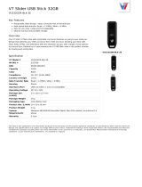 V7 VU232GDR-BLK-3E Datasheet