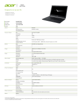 Acer NX.MQSET.002 Datasheet