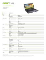 Acer NX.MLXET.010 Datasheet