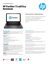 HP 15-p036cy Datasheet