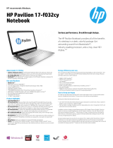 HP 15-p036cy Datasheet